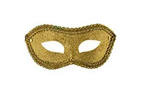 CT.MASCHERA-PVC-ORO-LUCCICANTE-00747
