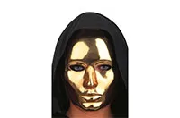 CT.MASCHERA-VISO-PVC-ORO-00079